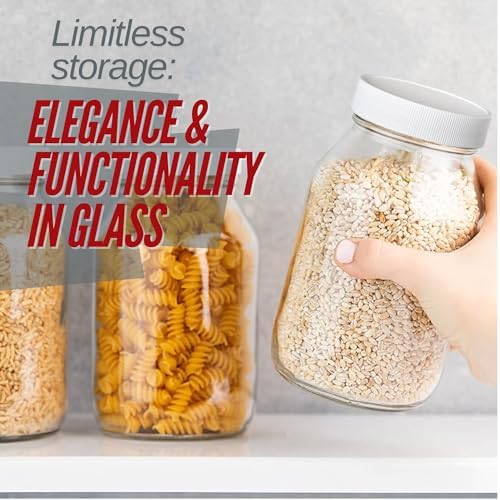 PR1M332oz Mason Jars for Canning DIY Decor