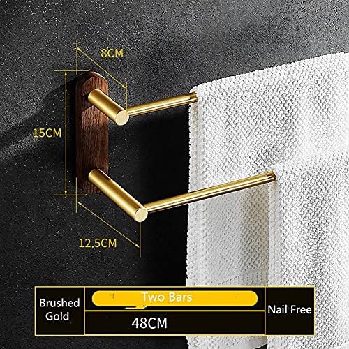 Towel Rail - 48cm Gold Tinted