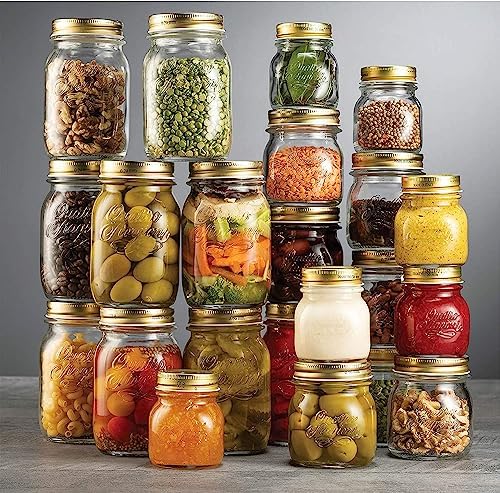 Bormioli Roccan Quattro 6-Piece Glass Jar Set
