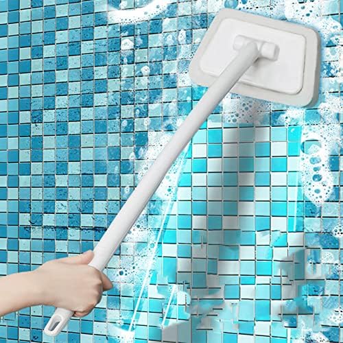 Multi-Purpose Long Handle Scrub Brush for Ceramic Tiles